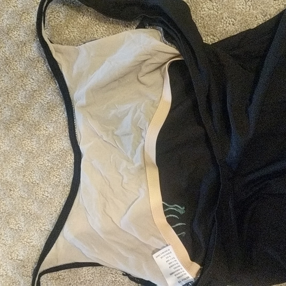 Basic Editions Vintage Bathing Suit Onepiece Blac… - image 6